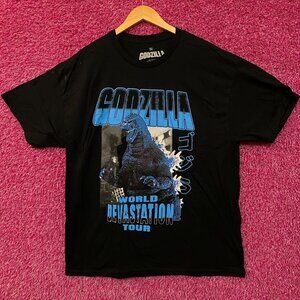 Godzilla World Devastation Double Sided Tshirt size XL